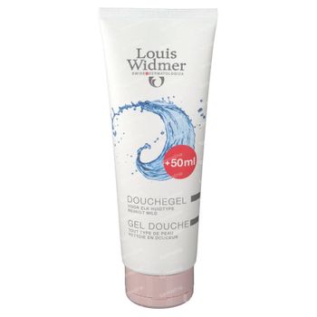 Louis Widmer Gel Douche Légèrement Parfumé + 50 ml GRATUIT 200+50 ml