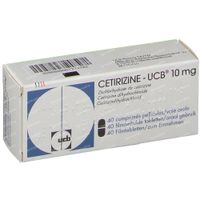 Cetirizine UCB 10mg 40 tabletten