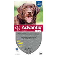 Advantix 400/2000 Spot-On Oplossing Hond 25<40kg 4x4,0 ml