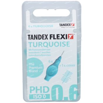 Flexi Turquoise Brossette Extra Micro Fine 6 st