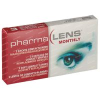 PharmaLens Lentilles (mois) (Dioptrie +4.50) 3 lentilles