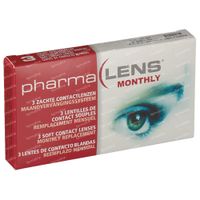 PharmaLens Monatslinsen (Dioptrie +5.00) 3 kontaktlinsen