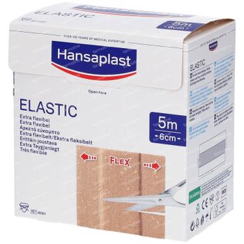 Hansaplast Elastic Extra Flexible 5mx6cm 1 stuk