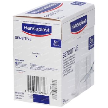 Hansaplast Sensitive Extra Skin-Friendly 5m x 6cm 1 st