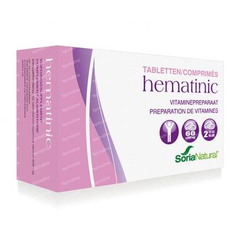 Soria Natural  Hematinic 60 comprimés