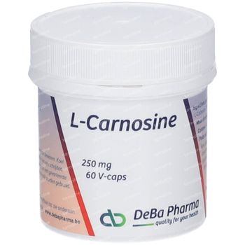 Deba L-Carnosine 250mg 60 capsules