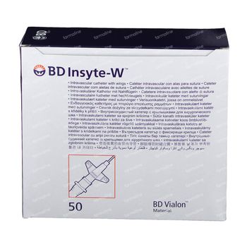 BD Insyte-W Catheter IV 22g 0.9mm x 25mm 1 st