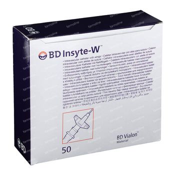 BD Insyte-W Catheter IV 22g 0.9mm x 25mm 1 st