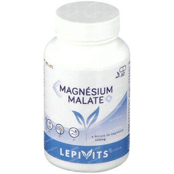 Lepivits Magnésium Malate 500mg 60 capsules