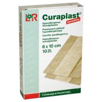 Curaplast Pansement Adhésif 6 cm x 10 cm 10 st