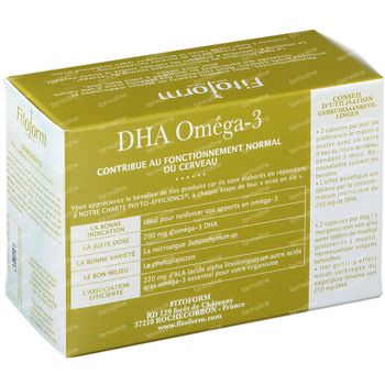 Omega 3 DHA Vegetal 60 capsules