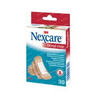 Nexcare Bandages Blood Stop Strips 3 Tailles Assortiment N1730AS 30 pièces
