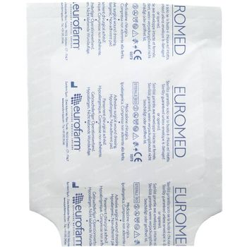 Euromed 10cm x 10cm Pansement d'Ile Sterile 1 st