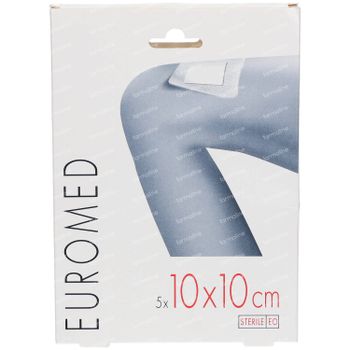 Euromed 10cm x 10cm Pansement d'Ile Sterile 5 st