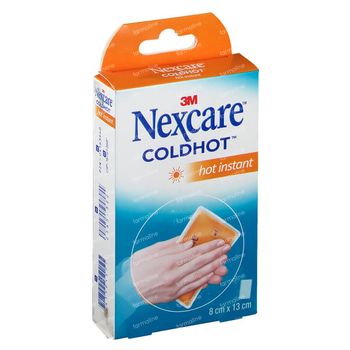 Nexcare ColdHot Hot Instant Herbruikbaar 9cmx13cm 1 st