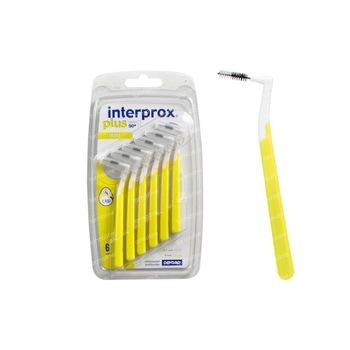 Interprox Plus 90° Mini Brosses Interdentaires Jaune 6 pièces