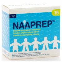 Naaprep™ Solution Physiologique Stérile 15x5 ml ampoules