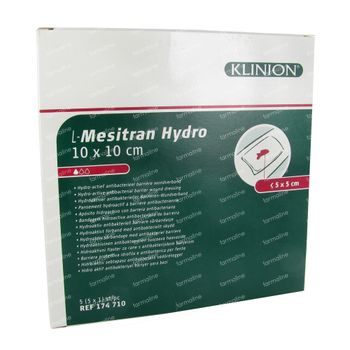 L - Mesitran Compresse Hydro 10 x 10 Cm 5 st