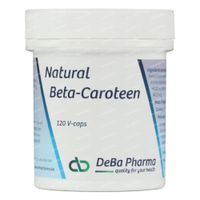 Deba Pharma Natural Beta-Caroteen 7.2mg 120 capsules