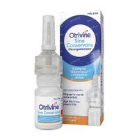 Otrivine Sine Conservans tegen Neusverstopping 0,5 mg/ml Oplossing Neusspray 10 ml neusspray