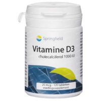 Springfield Vitamin D3 25 mcg 120 tabletten