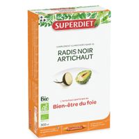 Superdiet Radis Noir - Artichaut Bio 20x15 ml