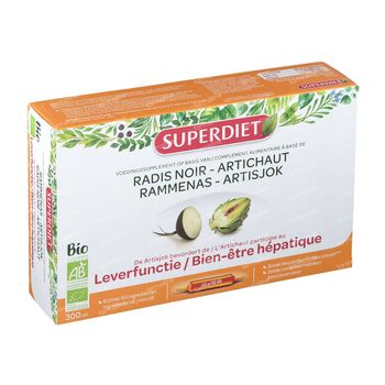 Superdiet Rammenas - Artisjok Bio 20x15 ml