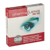 PharmaLens lentilles (jour/24 heurs) (Dioptrie: -1.25) 32  lentilles