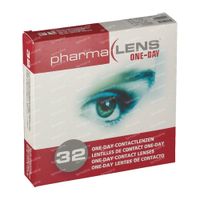 PharmaLens lentilles (jour/24 heurs) (Dioptrie: +3.50) 32  lentilles