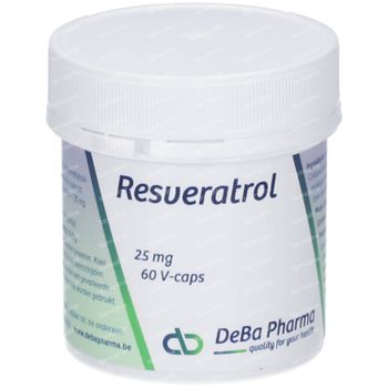 Deba Resveratrol Deba 25mg 60 capsules
