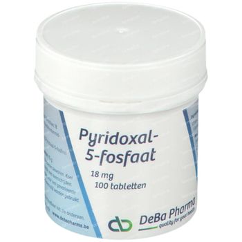 Deba Pharma Pyridoxal-5 Fosfaat 18mg 100 comprimés