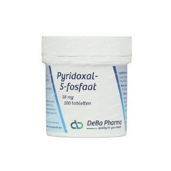 Deba Pharma Pyridoxal-5 Fosfaat 18mg 100 comprimés
