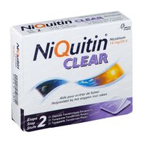 NiQuitin® Clear 14mg/24h 21 pleisters