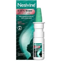 Nesivine Sine Cons. Baby 0,01% 5 ml druppels