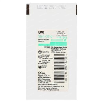 3M Steri-Strip 6mm x 38mm 50 pièces