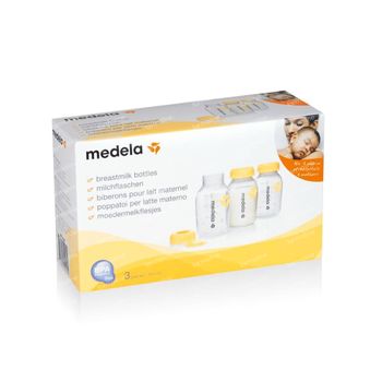 Melkfles diepvries 150 ml 3 st