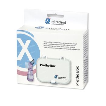 Miradent Box Pour Les Prothèses Avec Brosse 1 st