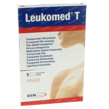 Leukomed® T Film Adhésif Transparent 7,2 cm x 5 cm 72381-03 5 pièces