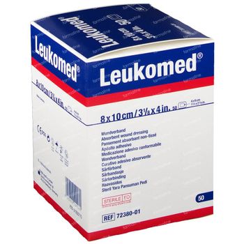Leukomed Steriel Verband 8x10cm 50 st