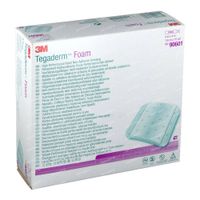 3M Tegaderm Foam Pansement Hydrocellulaire Non-adhésif 10cmx10cm 10 st