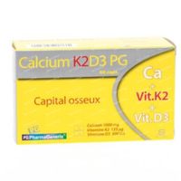 Pharmagenerix Kalzium K2 D3 PG 60 kapseln