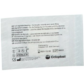 Seasorb Soft Pansement Alginate Sterile 5Cm x 5 Cm 1 st