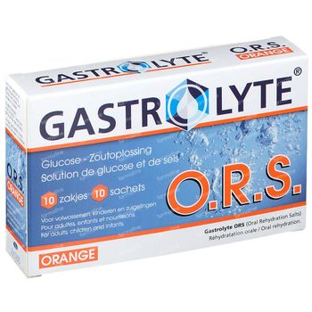 Gastrolyte O.R.S. Orange - Hydratation 10 sachets