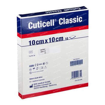 Cuticell Classic Cp Gaze 10X10Cm 7253802 10 st