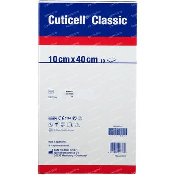 Cuticell Classic Compresse Gaze 10x40cm 10 st
