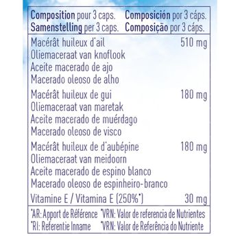 Bional Knoflook + Maretak + Meidoorn – Circulatie en Afweersysteem –Voedingssupplement met Vitamine E  80 capsules