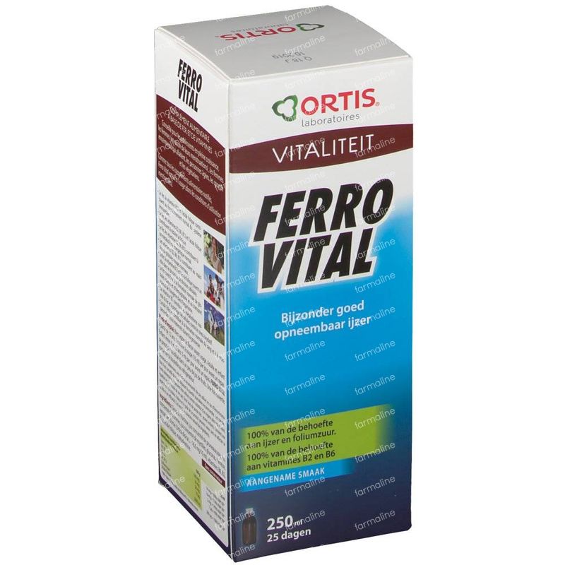 Ortis Ferro Vital 250 Ml Hier Online Bestellen Farmaline Be