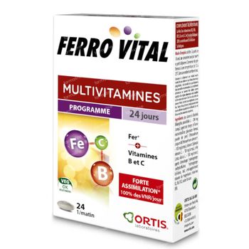 Ortis® Ferro Vital 24 comprimés