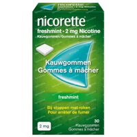 Nicorette® Freshmint Kauwgom 2mg 30  kauwgoms