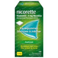 Nicorette® Freshmint Kauwgom 4mg 105  kauwgoms